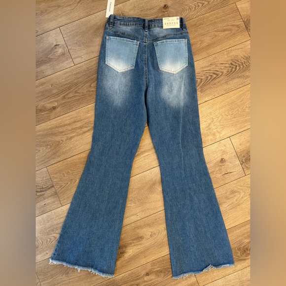 NWT Harper Heritage high rise flare jeans size 26 - Picture 5 of 6